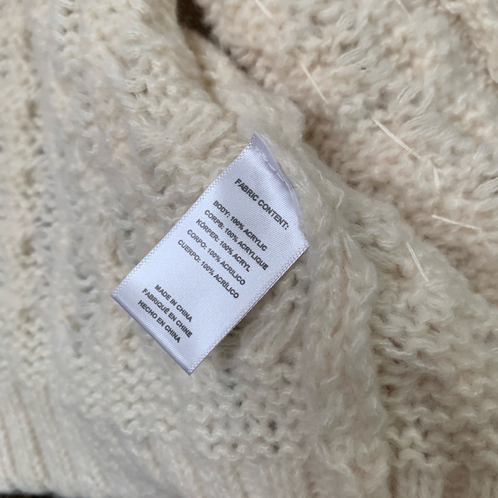 Maeve Anthropologie Party Pearl Embellished Knit Open Cardigan - Picture 9 of 16